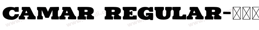 Camar Regular字体转换